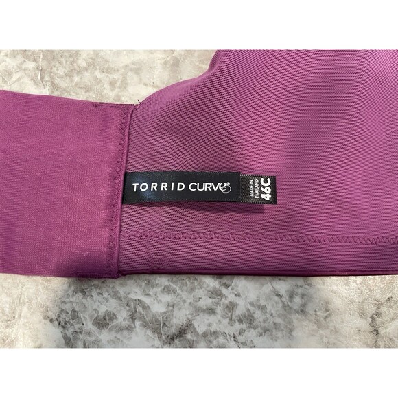 TORRID CURVE (SIZE 46-C) Underwire Bra Purple - Picture 3 of 5